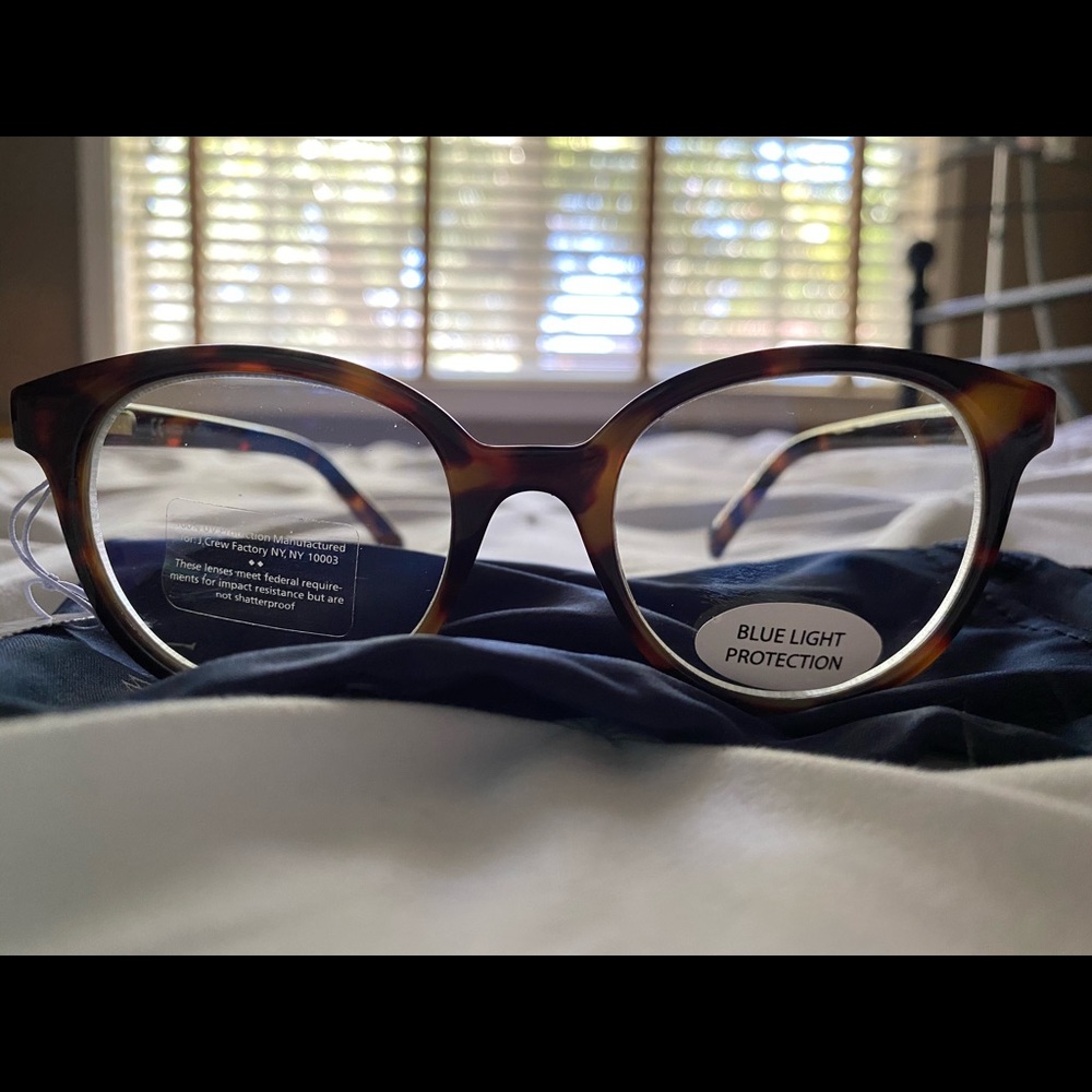 J. Crew Tortoise Shell Blue Light Blocking Glasses